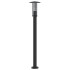 Lámparas de suelo exterior 3 uds acero inoxidable negro 100