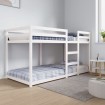 Litera de madera maciza de pino 90x200 cm