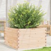 Jardinera madera maciza de pino 80x80x45,5 cm