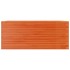 Jardinera madera maciza de pino marrón cera 110x60x45,5