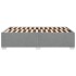 Estructura de cama sin colchón tela gris claro 120x190