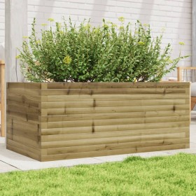 Jardinera madera de pino impregnada 110x60x45,5