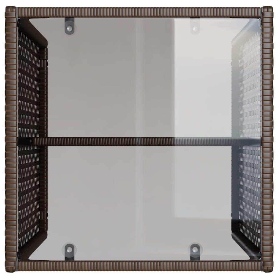 Set de sofás de jardín 4 pzas y cojines ratán sintético