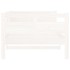 Sofá cama madera maciza de pino blanco 90x200
