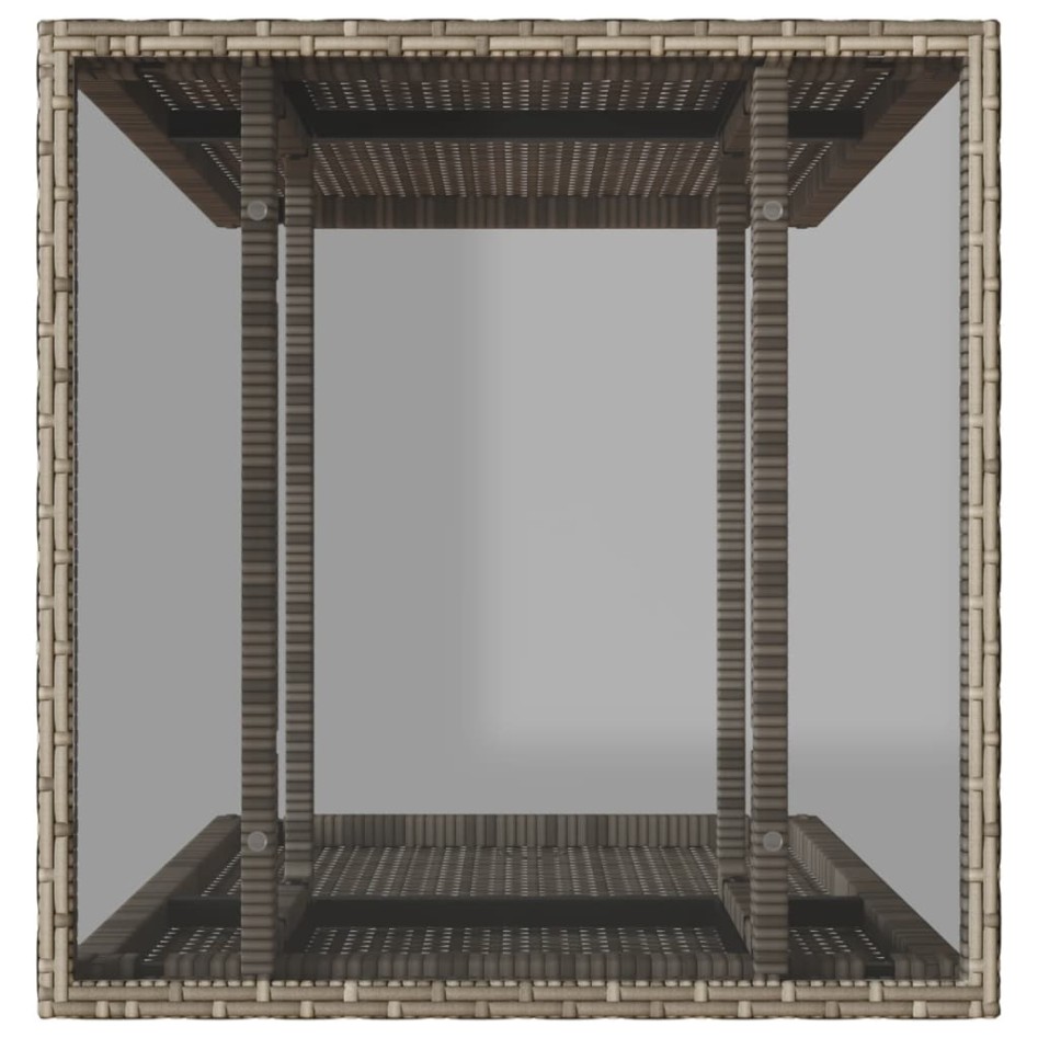 Sillas y mesita de jardín 3 piezas ratán sintético cojín