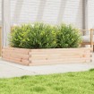 Jardinera de madera maciza de pino 110x110x23 cm