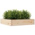 Jardinera de madera maciza de pino 110x110x23