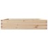 Jardinera de madera maciza de pino 110x110x23