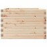 Jardinera de madera maciza de pino 70x70x45,5