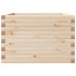 Jardinera de madera maciza de pino 70x70x45,5
