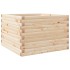 Jardinera de madera maciza de pino 70x70x45,5