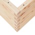 Jardinera de madera maciza de pino 70x70x45,5