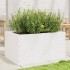 Jardinera de madera maciza de pino blanco 90x60x45,5