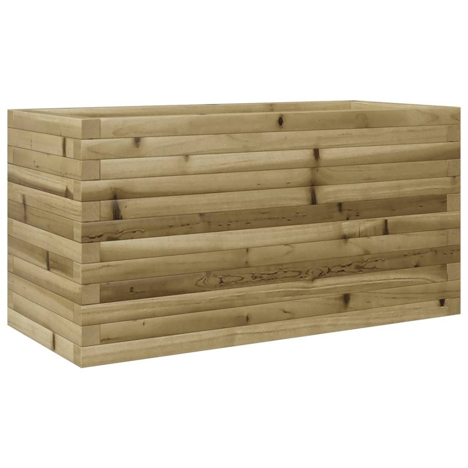 Jardinera madera de pino impregnada 90x40x45,5
