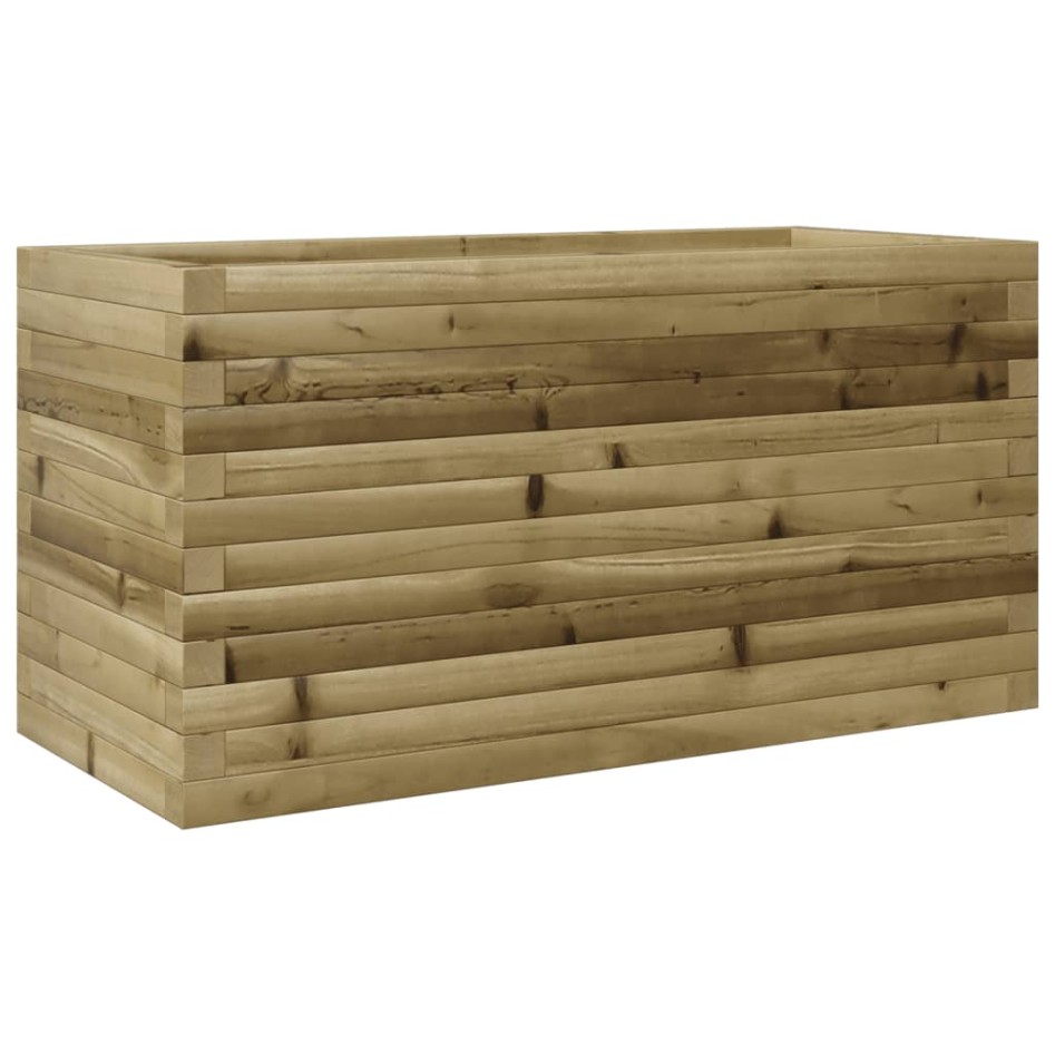 Jardinera madera de pino impregnada 90x40x45,5
