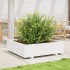 Jardinera de madera maciza de pino blanco 90x90x26,5
