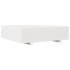 Jardinera de madera maciza de pino blanco 90x90x26,5