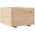 Jardinera de madera maciza de pino 70x70x49,5