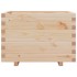 Jardinera de madera maciza de pino 70x70x49,5