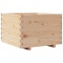 Jardinera de madera maciza de pino 70x70x49,5