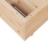 Jardinera de madera maciza de pino 70x70x49,5
