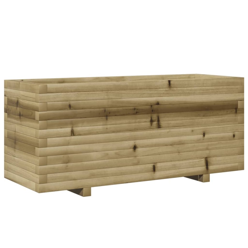 Jardinera madera de pino impregnada 110x40x49,5