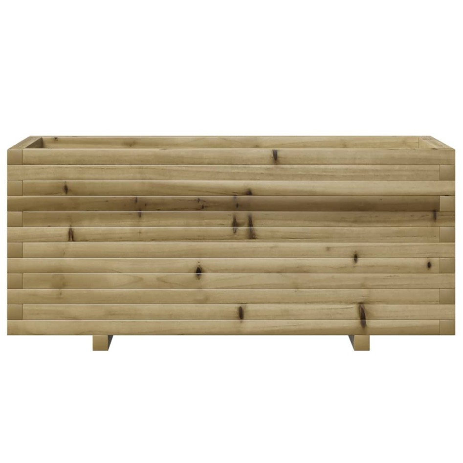 Jardinera madera de pino impregnada 110x40x49,5