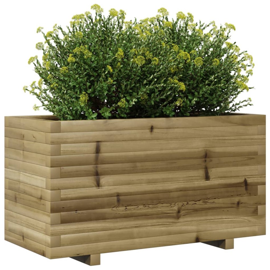 Jardinera madera de pino impregnada 90x40x49,5