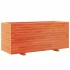 Jardinera madera maciza de pino marrón cera 110x40x49,5