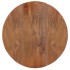 Mesa de comedor redonda de madera maciza de mango 110x76
