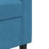 Sofá de 3 plazas terciopelo azul 180