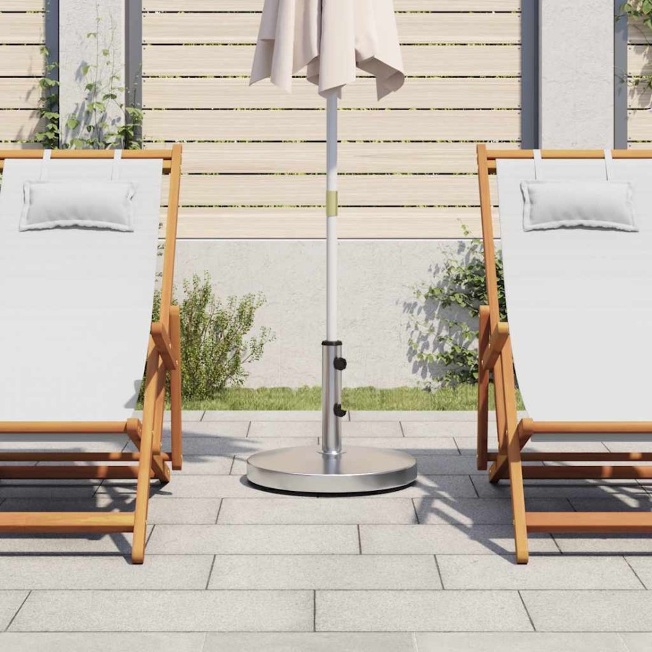 Base de sombrilla redonda para palos de Ø32/38/48 mm 25