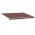 Toldo retráctil manual marrón 500x300