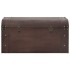 Cofre con pestillos contrachapada marrón 79,5x39,5x39,5