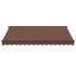 Toldo retráctil manual marrón 400x350