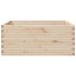 Jardinera de madera maciza de pino 110x110x46