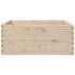 Jardinera de madera maciza de pino 110x110x46
