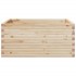 Jardinera de madera maciza de pino 100x100x46