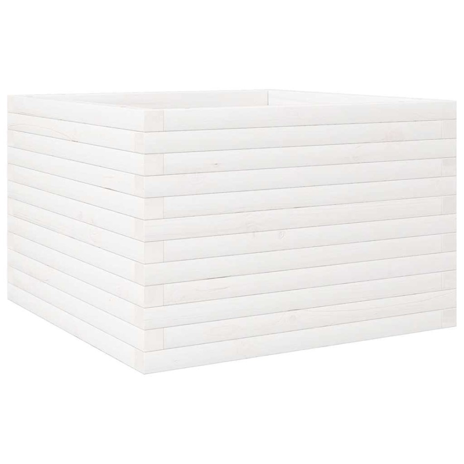 Jardinera madera maciza de pino blanco 70x70x46