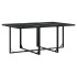 Set de comedor jardín 11 pzas con cojines ratán sintético