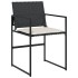 Set de comedor jardín 11 pzas con cojines ratán sintético