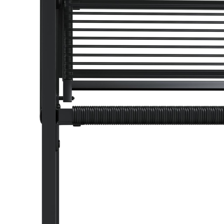 Sillas de jardín 4 unidades ratán sintético