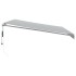 Toldo retráctil automático gris antracita y blanco 450x350