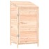 Cobertizo de jardín madera de abeto maciza 55x52x112
