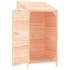 Cobertizo de jardín madera de abeto maciza 55x52x112