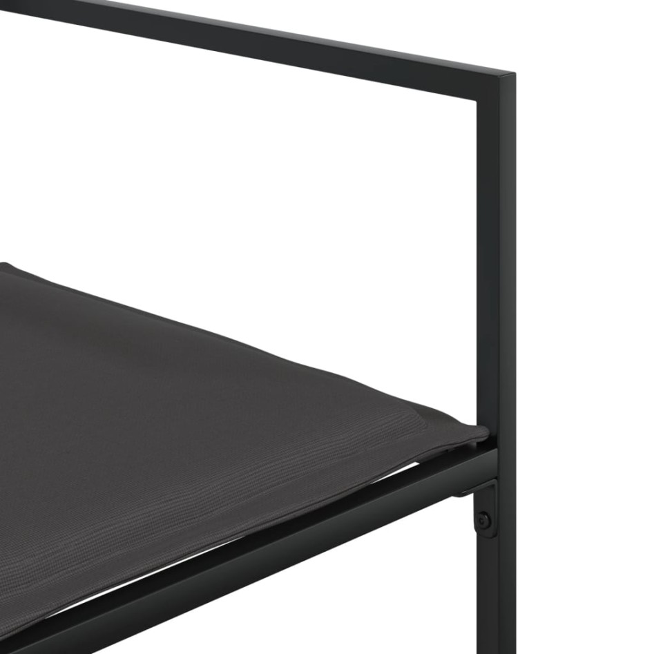 Juego de comedor de jardín 11 pzas con cojines textileno