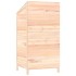 Cobertizo de jardín madera de abeto maciza 55x52x112