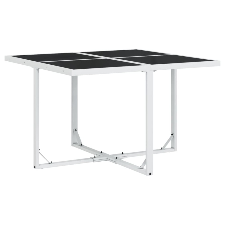 Juego de comedor de jardín 9 pzas con cojines textilene