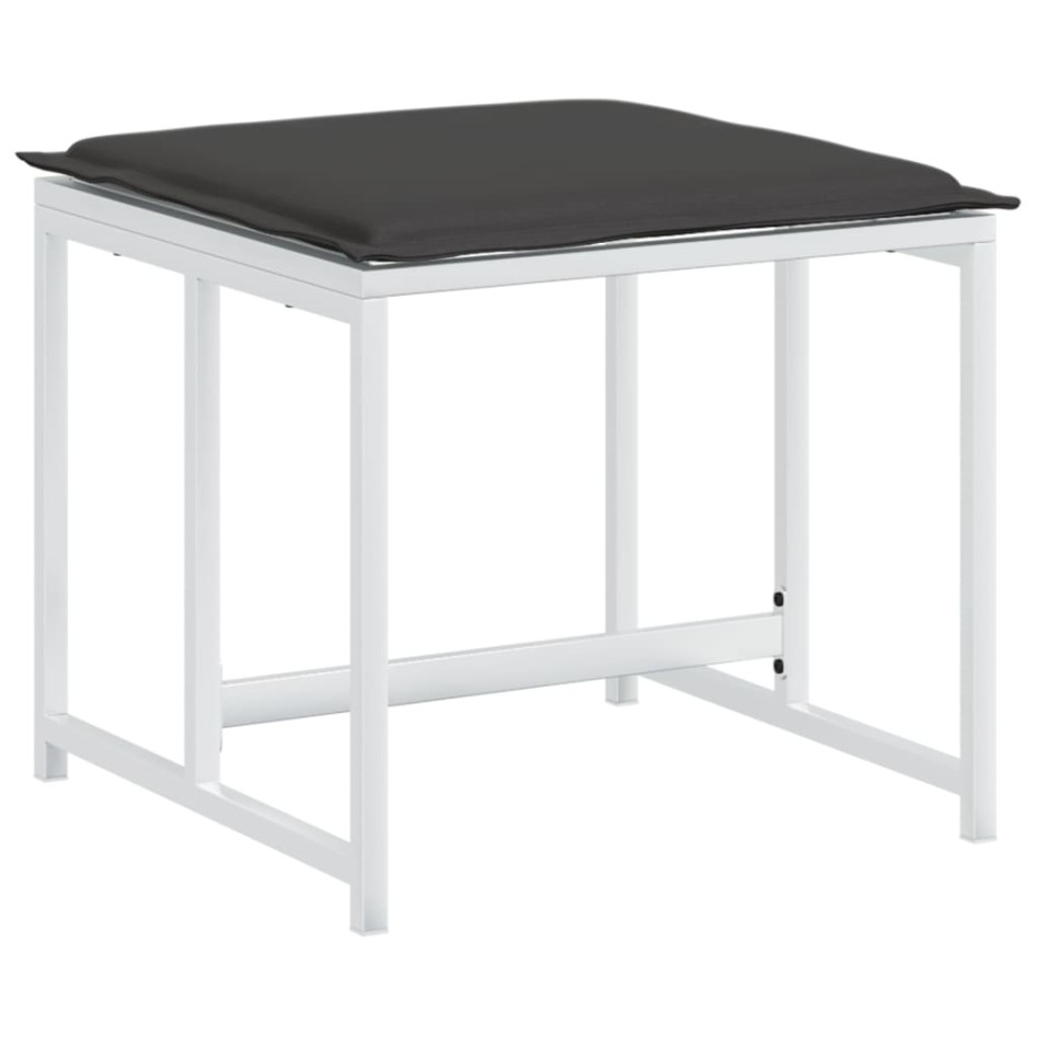 Juego de comedor de jardín 11 pzas con cojines textilene