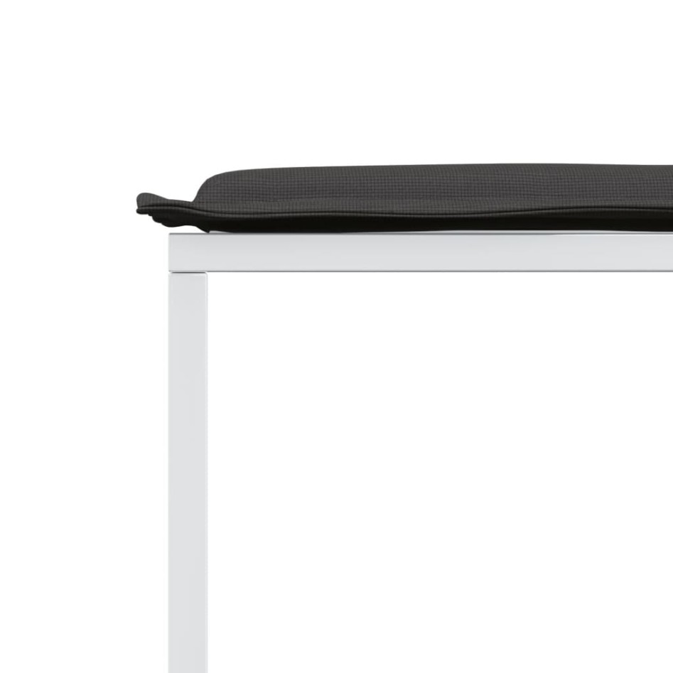 Juego de comedor de jardín 11 pzas con cojines textilene